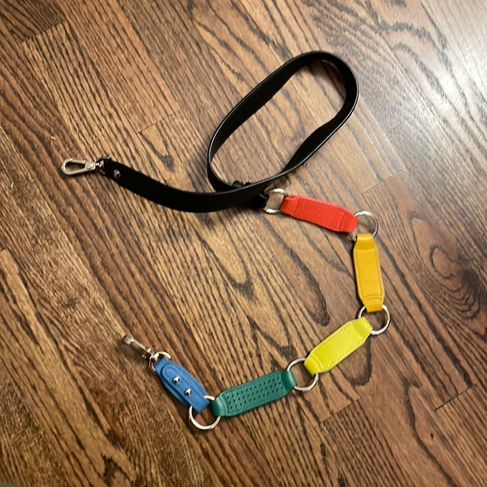 Henri Bendel rainbow handbag strap